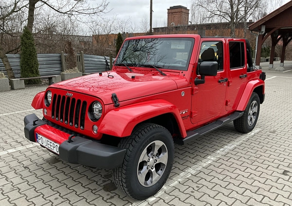 Jeep Wrangler cena 119000 przebieg: 72000, rok produkcji 2016 z Poznań małe 742